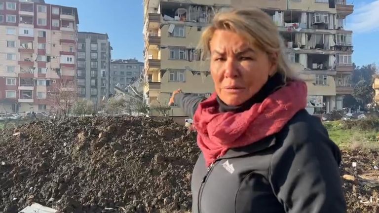 Alex Crawford reports from Antakya in Turkey following a devastating earthquake